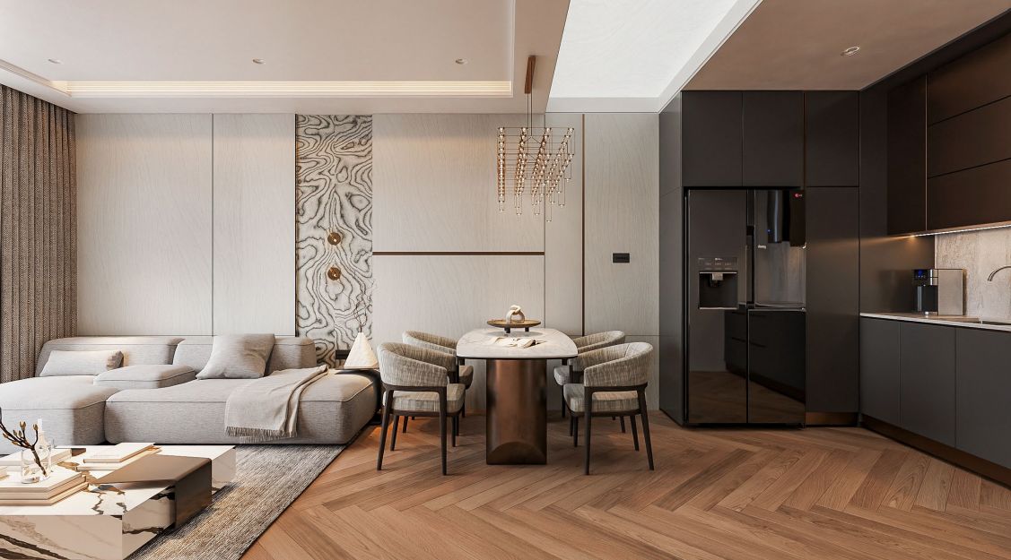 Bán căn góc 3 ngủ 2WC ban công chính Tây hoàn thiện cao cấp Sunshine River Park Phú Thượng